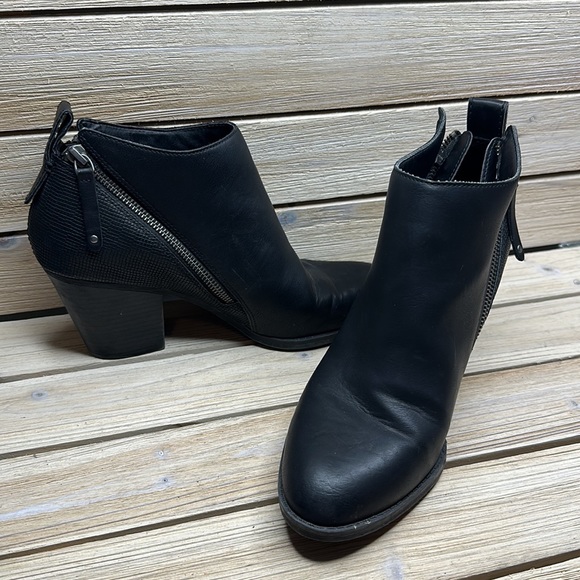 Dolce Vita for Target Dual Zip Black Booties Size 10 - Picture 9 of 10